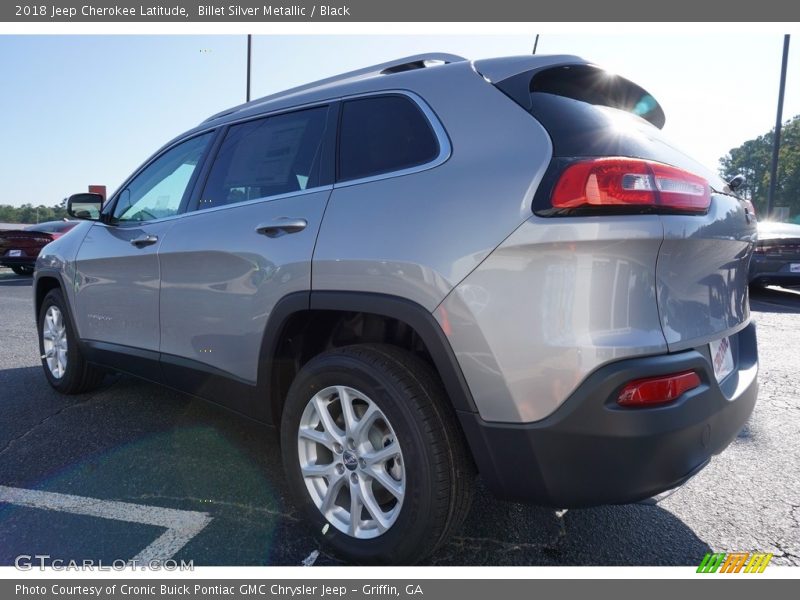 Billet Silver Metallic / Black 2018 Jeep Cherokee Latitude