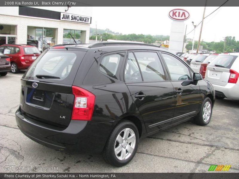 Black Cherry / Gray 2008 Kia Rondo LX