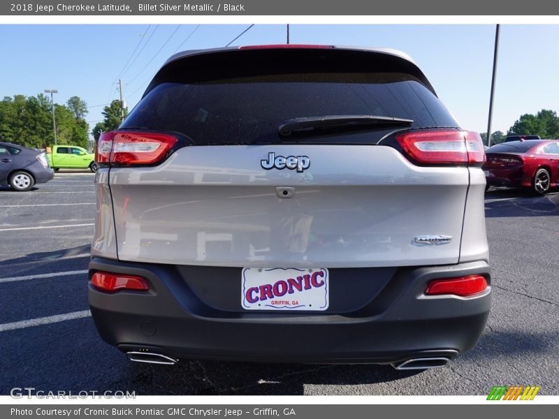 Billet Silver Metallic / Black 2018 Jeep Cherokee Latitude
