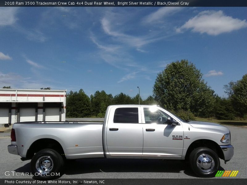  2018 3500 Tradesman Crew Cab 4x4 Dual Rear Wheel Bright Silver Metallic