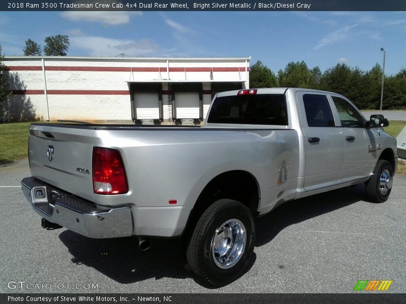 Bright Silver Metallic / Black/Diesel Gray 2018 Ram 3500 Tradesman Crew Cab 4x4 Dual Rear Wheel