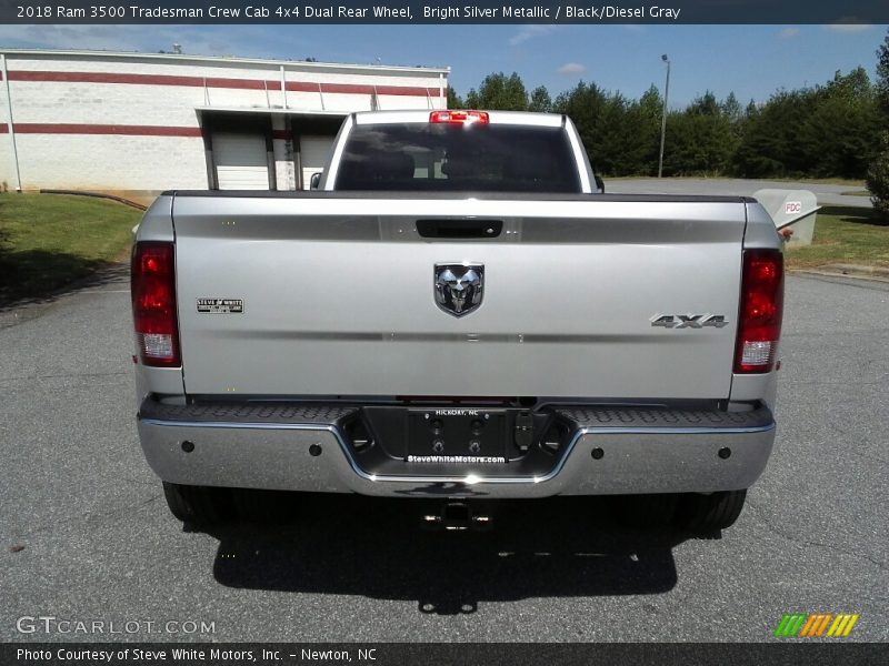 Bright Silver Metallic / Black/Diesel Gray 2018 Ram 3500 Tradesman Crew Cab 4x4 Dual Rear Wheel