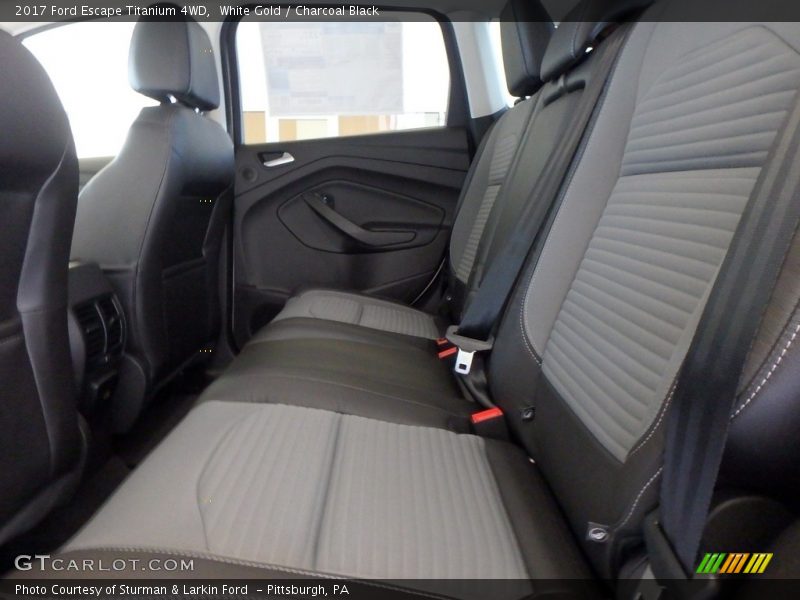 White Gold / Charcoal Black 2017 Ford Escape Titanium 4WD