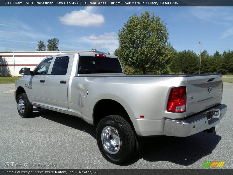 Bright Silver Metallic / Black/Diesel Gray 2018 Ram 3500 Tradesman Crew Cab 4x4 Dual Rear Wheel