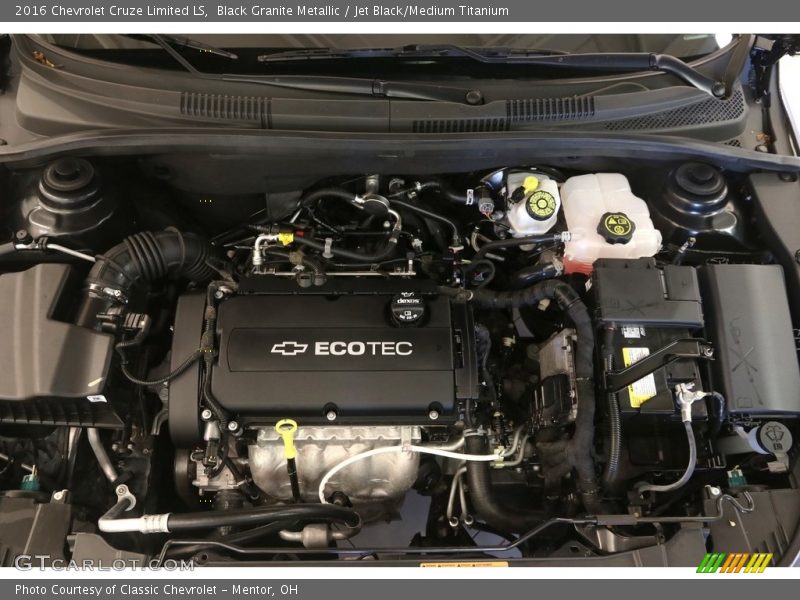 Black Granite Metallic / Jet Black/Medium Titanium 2016 Chevrolet Cruze Limited LS