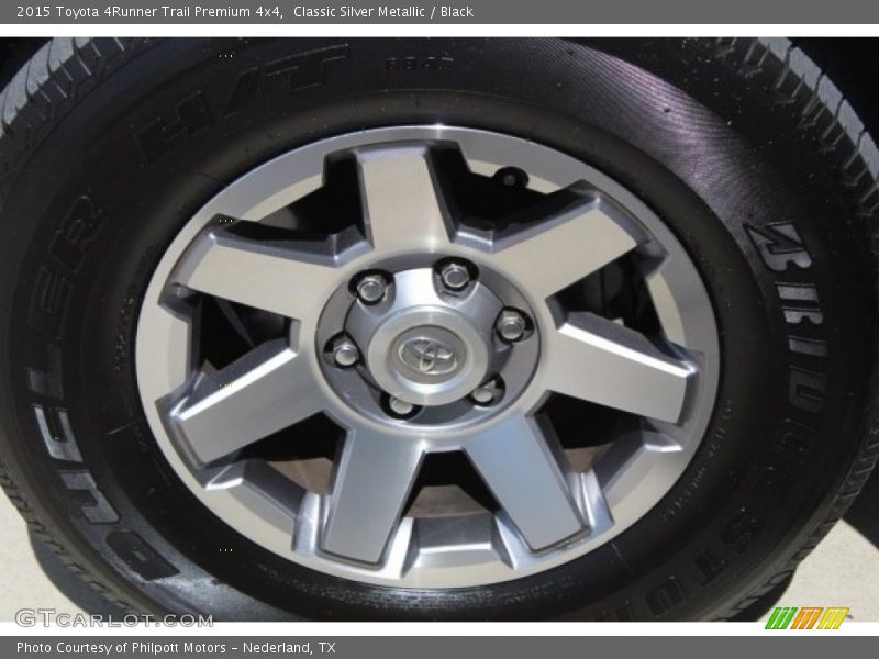 Classic Silver Metallic / Black 2015 Toyota 4Runner Trail Premium 4x4