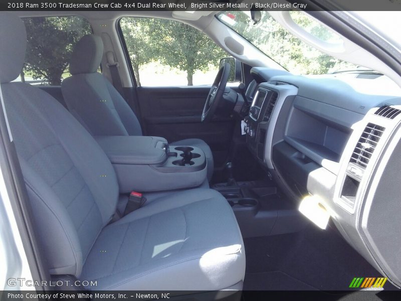 Bright Silver Metallic / Black/Diesel Gray 2018 Ram 3500 Tradesman Crew Cab 4x4 Dual Rear Wheel