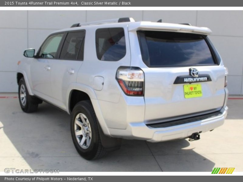 Classic Silver Metallic / Black 2015 Toyota 4Runner Trail Premium 4x4