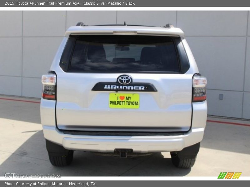 Classic Silver Metallic / Black 2015 Toyota 4Runner Trail Premium 4x4