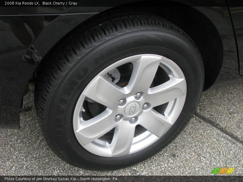 Black Cherry / Gray 2008 Kia Rondo LX