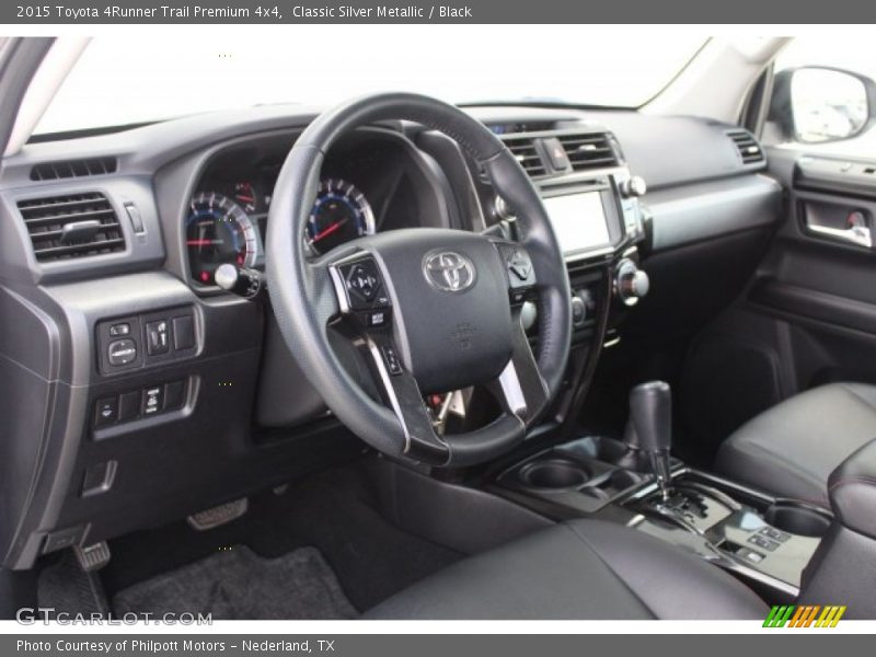 Classic Silver Metallic / Black 2015 Toyota 4Runner Trail Premium 4x4