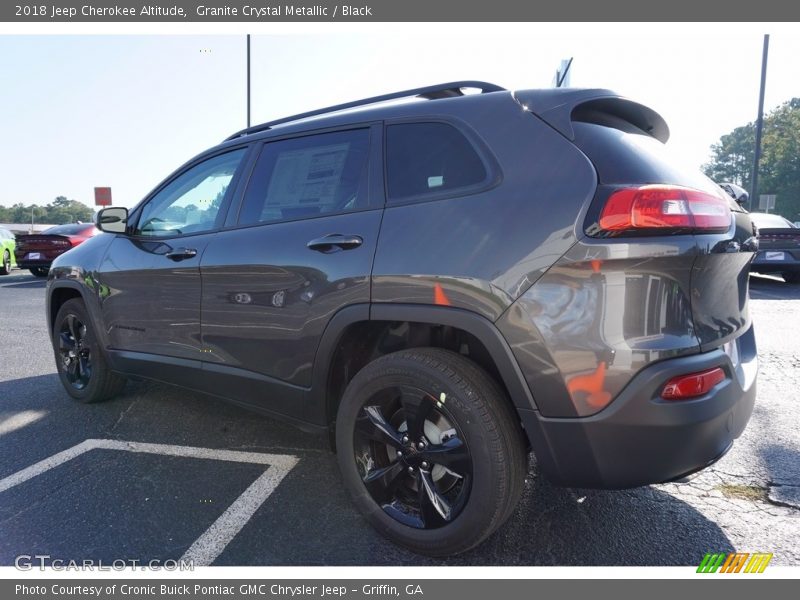 Granite Crystal Metallic / Black 2018 Jeep Cherokee Altitude