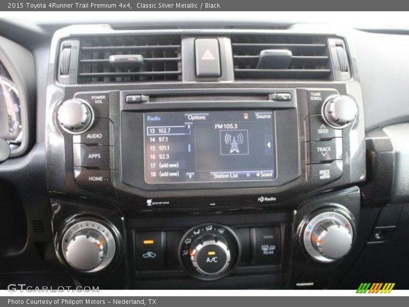 Classic Silver Metallic / Black 2015 Toyota 4Runner Trail Premium 4x4