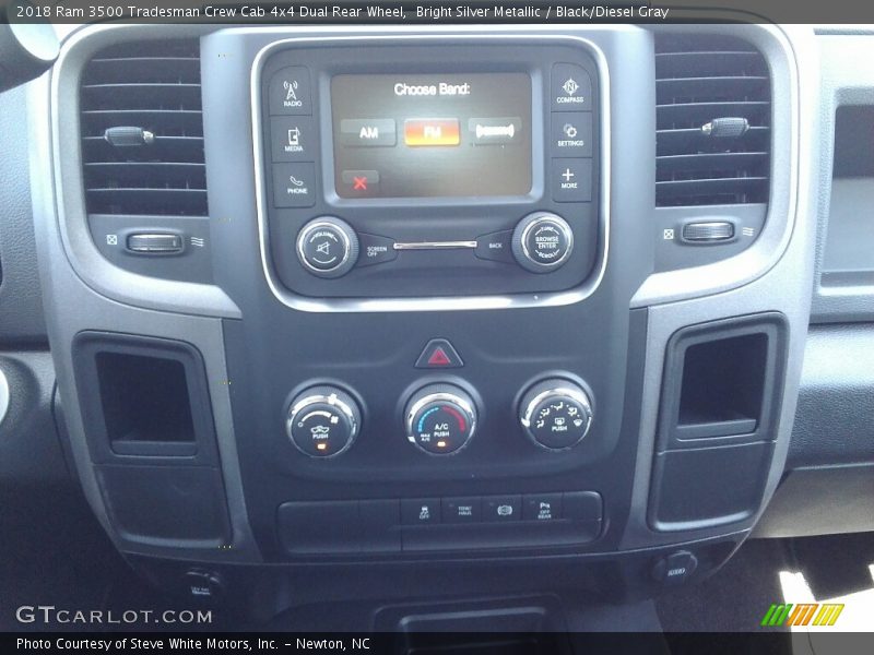 Bright Silver Metallic / Black/Diesel Gray 2018 Ram 3500 Tradesman Crew Cab 4x4 Dual Rear Wheel