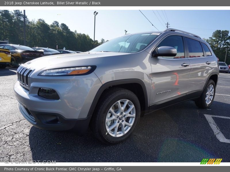 Billet Silver Metallic / Black 2018 Jeep Cherokee Latitude