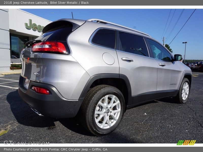 Billet Silver Metallic / Black 2018 Jeep Cherokee Latitude