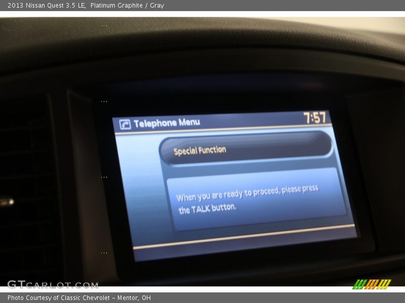 Platinum Graphite / Gray 2013 Nissan Quest 3.5 LE