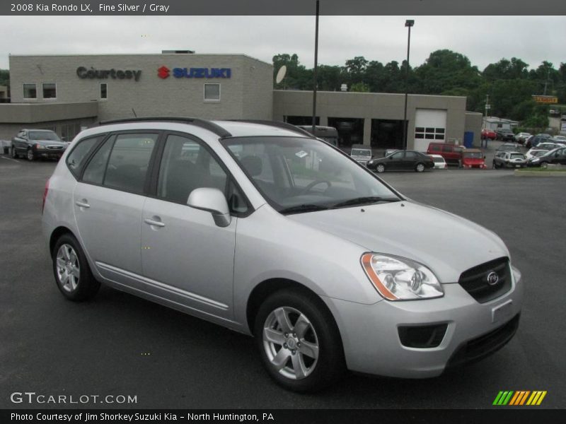 Fine Silver / Gray 2008 Kia Rondo LX