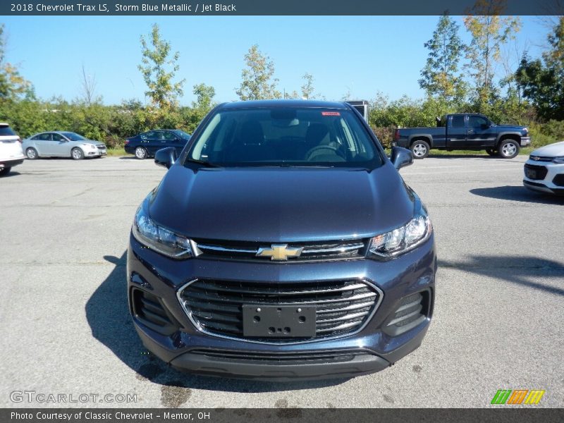 Storm Blue Metallic / Jet Black 2018 Chevrolet Trax LS