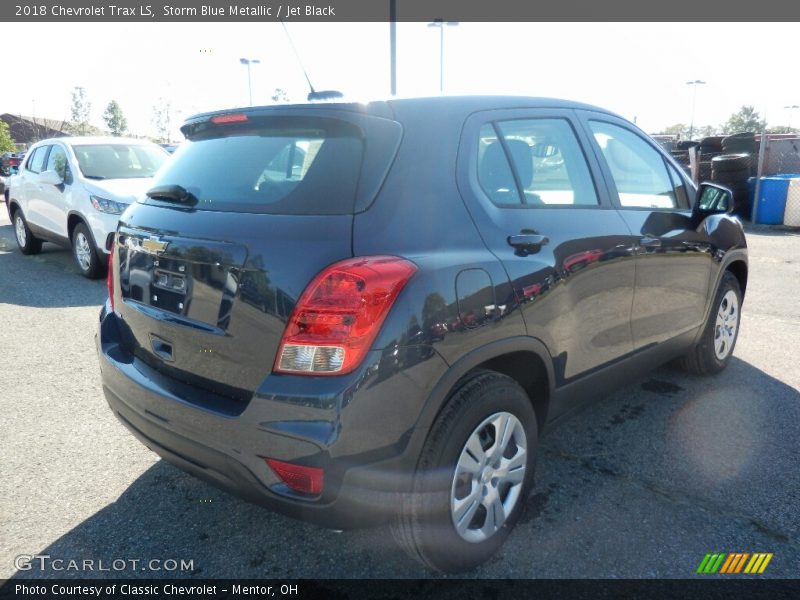 Storm Blue Metallic / Jet Black 2018 Chevrolet Trax LS