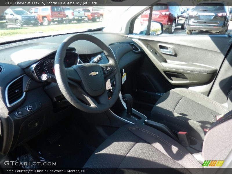 Storm Blue Metallic / Jet Black 2018 Chevrolet Trax LS