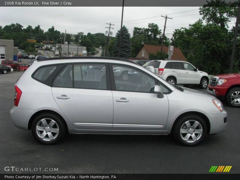 Fine Silver / Gray 2008 Kia Rondo LX