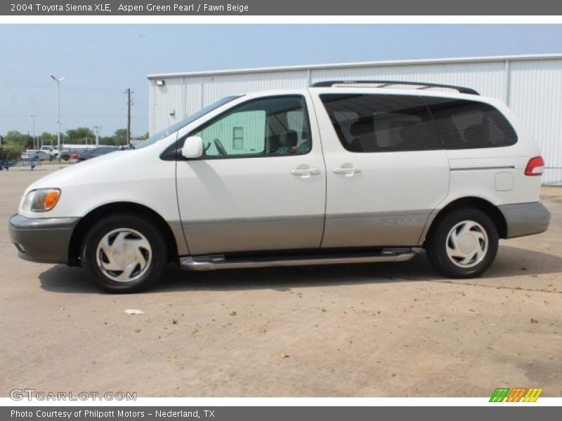 Aspen Green Pearl / Fawn Beige 2004 Toyota Sienna XLE