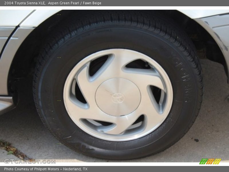 Aspen Green Pearl / Fawn Beige 2004 Toyota Sienna XLE