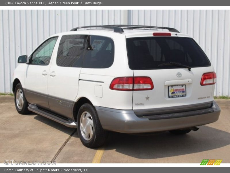 Aspen Green Pearl / Fawn Beige 2004 Toyota Sienna XLE