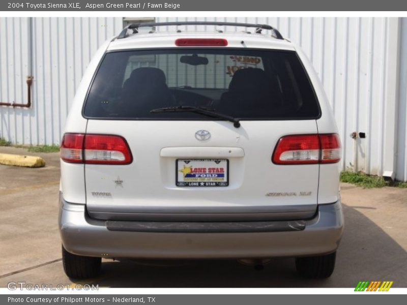Aspen Green Pearl / Fawn Beige 2004 Toyota Sienna XLE
