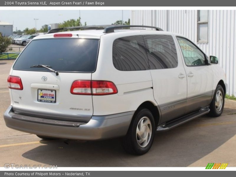 Aspen Green Pearl / Fawn Beige 2004 Toyota Sienna XLE