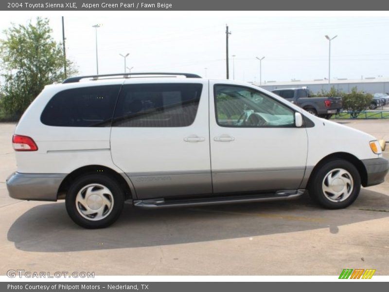 Aspen Green Pearl / Fawn Beige 2004 Toyota Sienna XLE