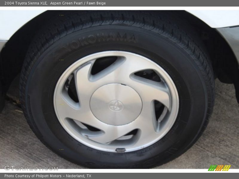 Aspen Green Pearl / Fawn Beige 2004 Toyota Sienna XLE