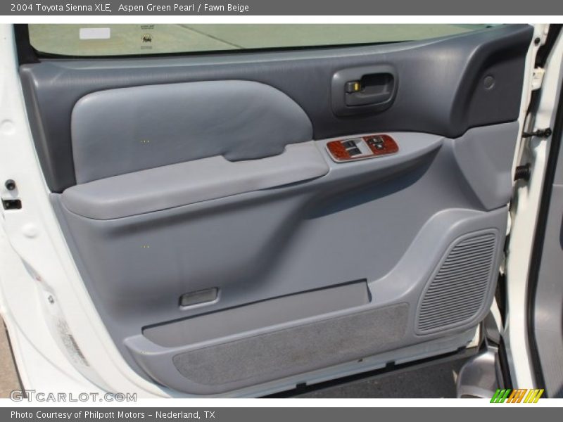 Aspen Green Pearl / Fawn Beige 2004 Toyota Sienna XLE