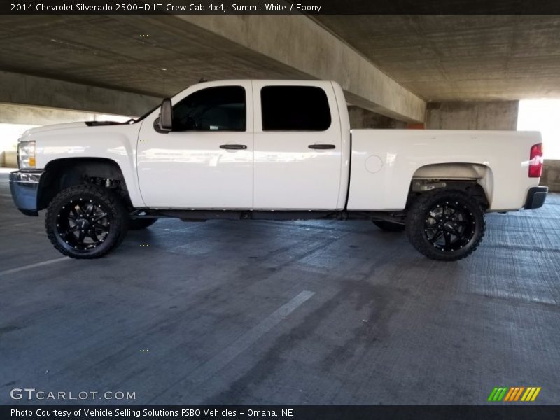 Summit White / Ebony 2014 Chevrolet Silverado 2500HD LT Crew Cab 4x4