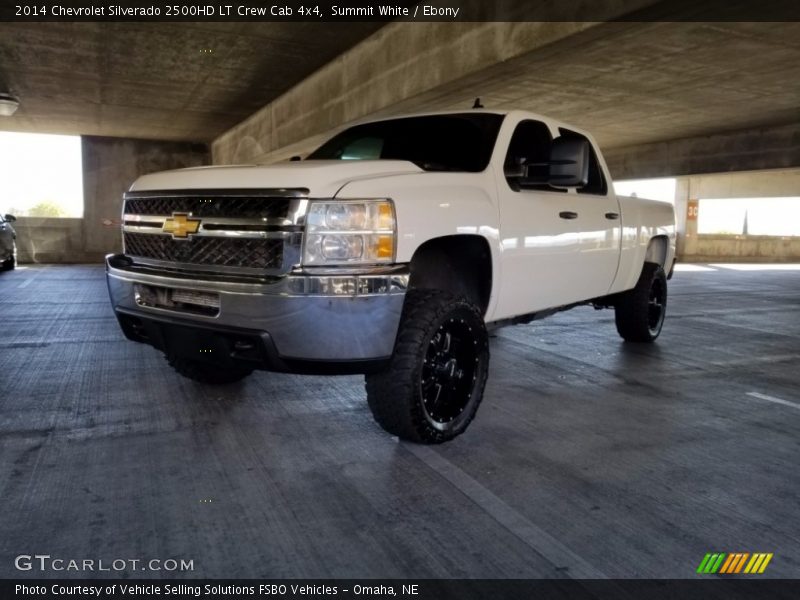 Summit White / Ebony 2014 Chevrolet Silverado 2500HD LT Crew Cab 4x4