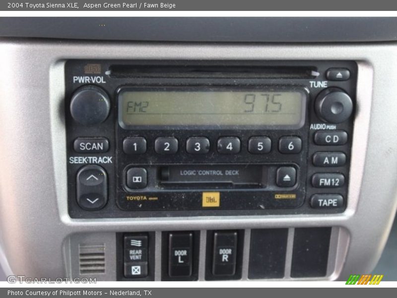 Aspen Green Pearl / Fawn Beige 2004 Toyota Sienna XLE