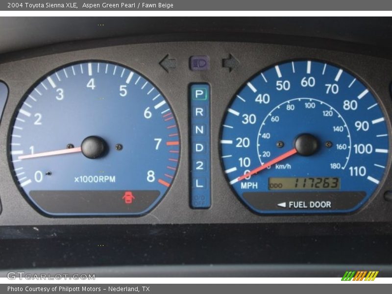 Aspen Green Pearl / Fawn Beige 2004 Toyota Sienna XLE
