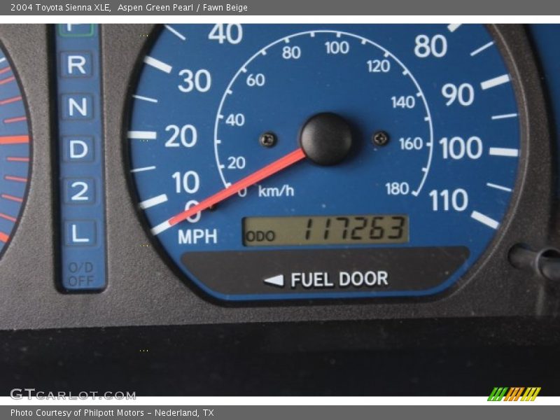 Aspen Green Pearl / Fawn Beige 2004 Toyota Sienna XLE