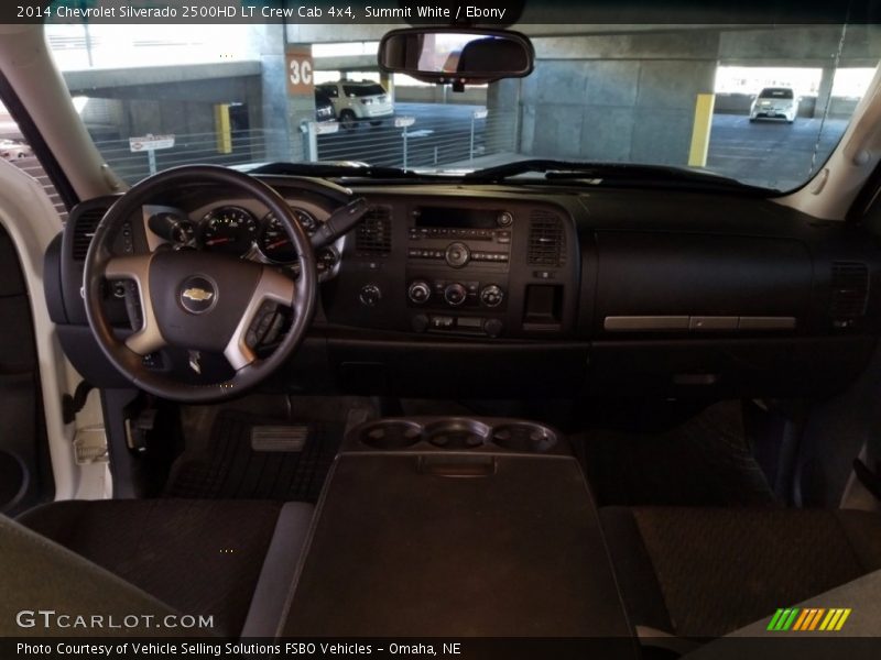 Summit White / Ebony 2014 Chevrolet Silverado 2500HD LT Crew Cab 4x4