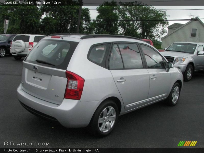 Fine Silver / Gray 2008 Kia Rondo LX