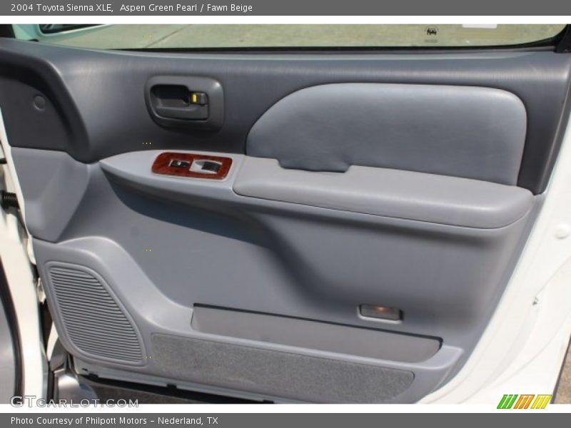 Aspen Green Pearl / Fawn Beige 2004 Toyota Sienna XLE