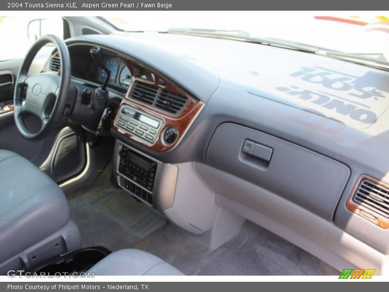 Aspen Green Pearl / Fawn Beige 2004 Toyota Sienna XLE
