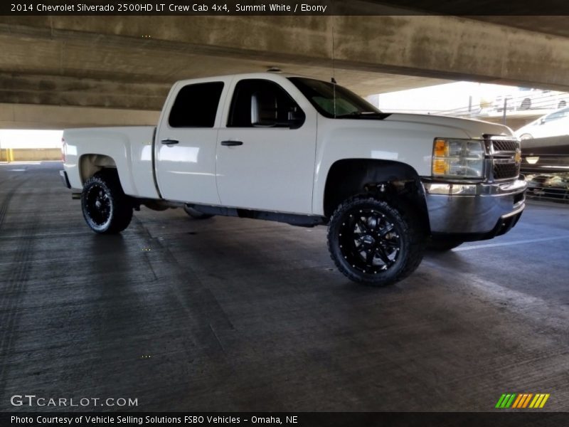 Summit White / Ebony 2014 Chevrolet Silverado 2500HD LT Crew Cab 4x4