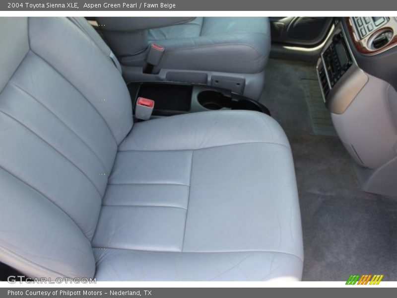 Aspen Green Pearl / Fawn Beige 2004 Toyota Sienna XLE