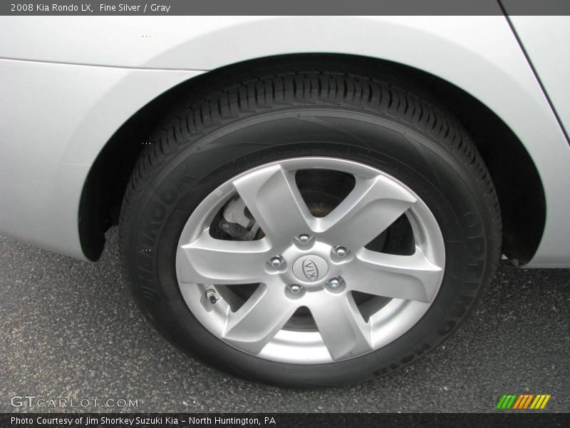 Fine Silver / Gray 2008 Kia Rondo LX