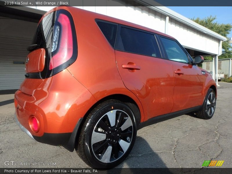 Wild Orange / Black 2018 Kia Soul +