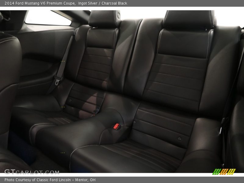 Ingot Silver / Charcoal Black 2014 Ford Mustang V6 Premium Coupe