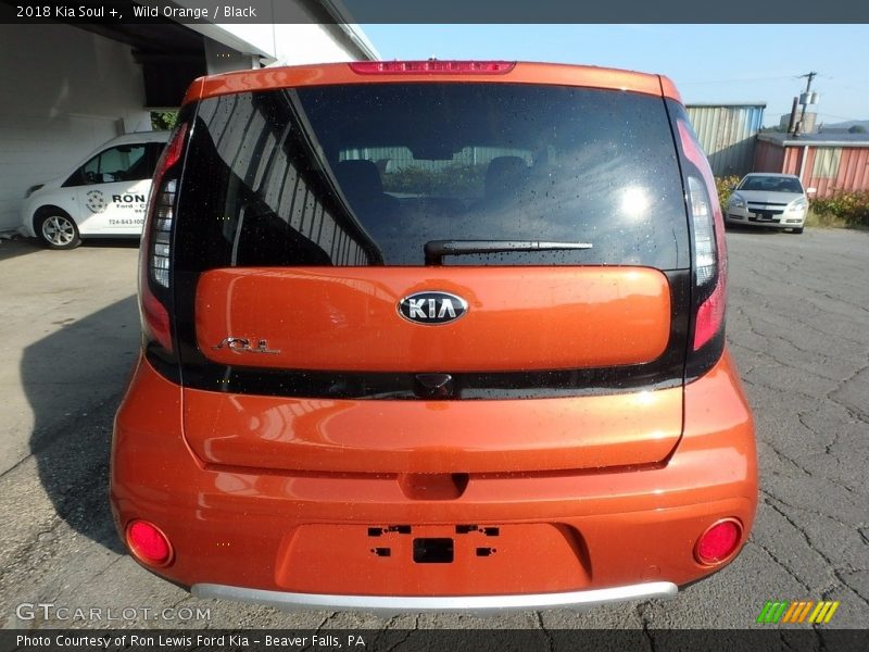 Wild Orange / Black 2018 Kia Soul +