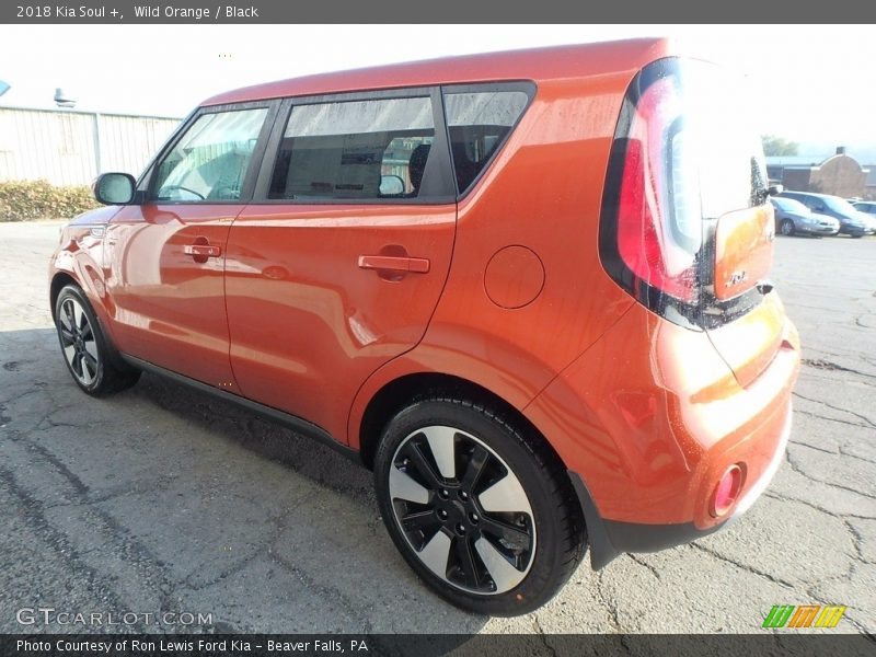 Wild Orange / Black 2018 Kia Soul +